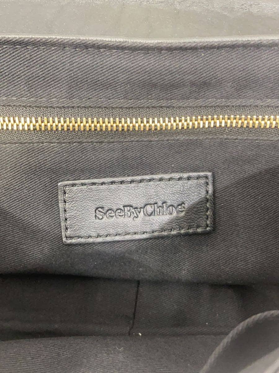 SEE BY CHLOE Shoulder Bag Leather BLK 5