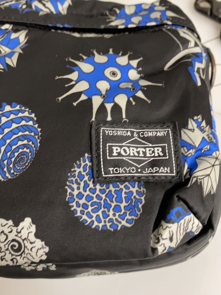 PORTER Shoulder Bag BLK All Over Pattern 5