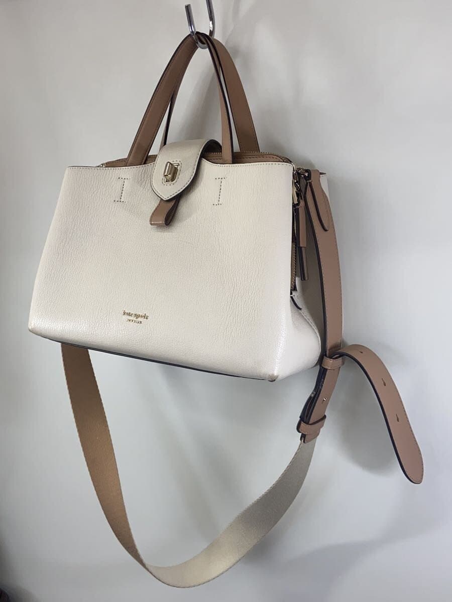 kate spade new york Shoulder Bag Leather BEG 2
