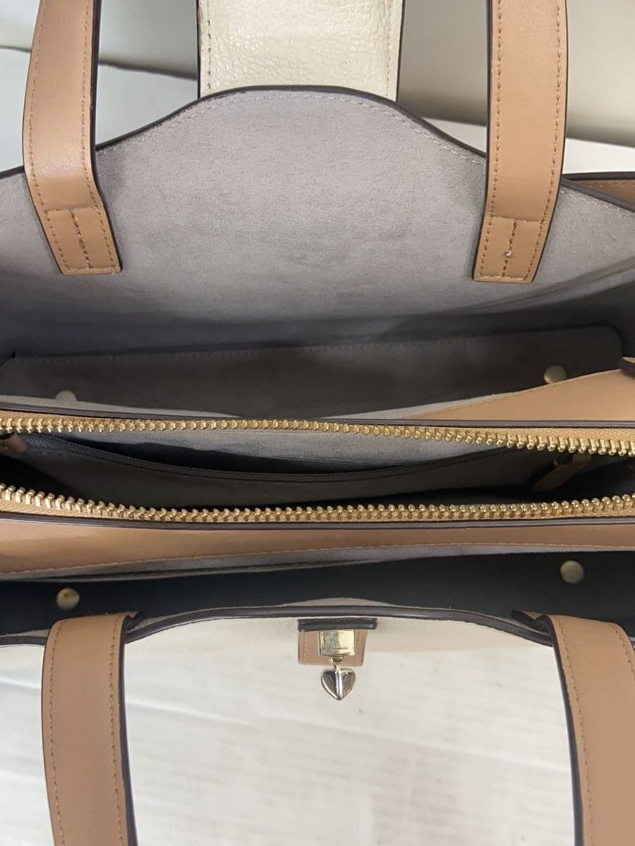 kate spade new york Shoulder Bag Leather BEG 6