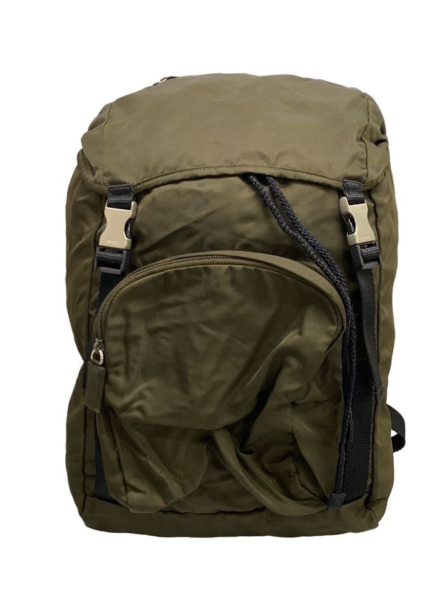PRADA Backpack Nylon BLK V136