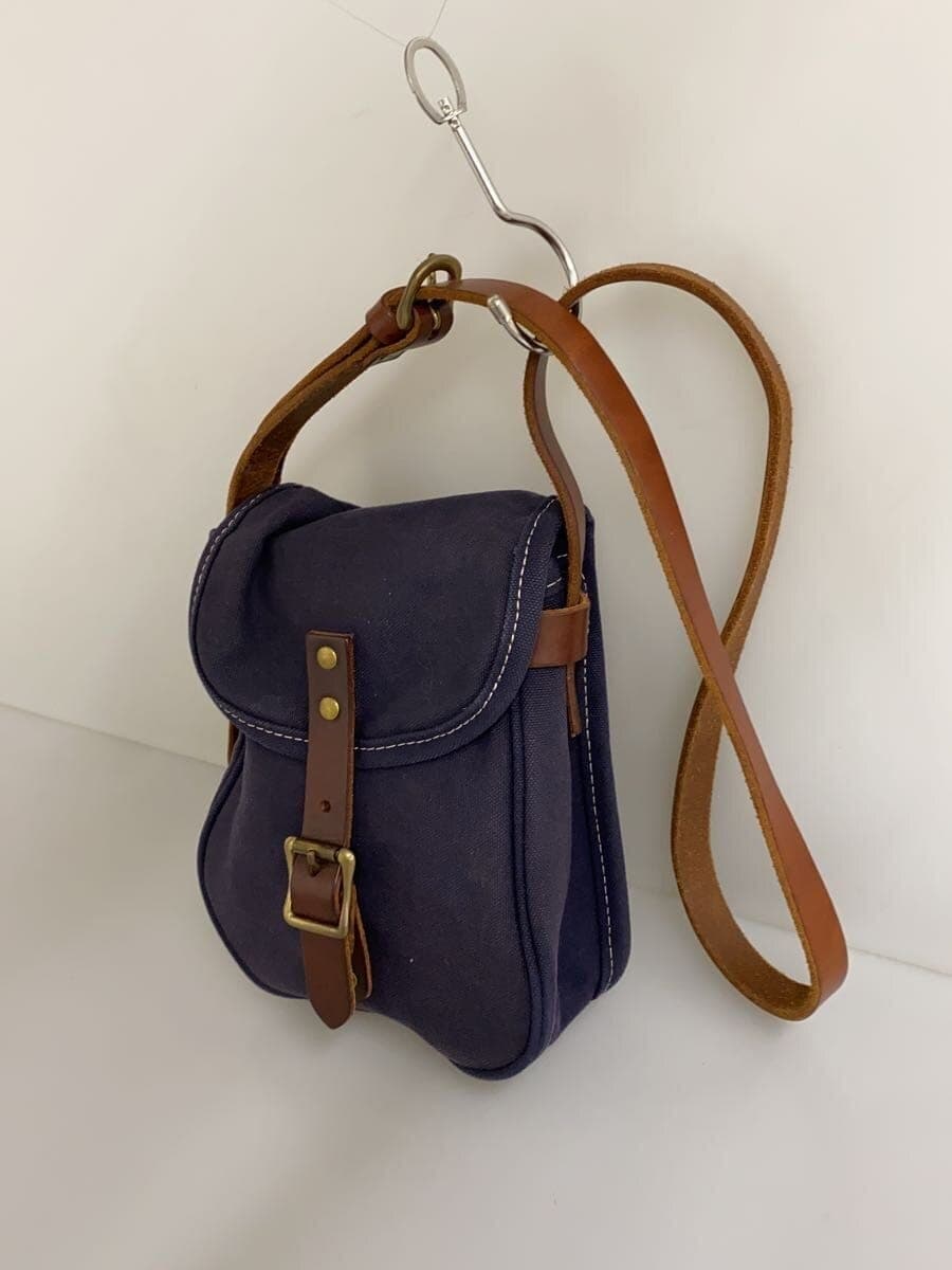 SLOW Shoulder Bag Canvas NVY Solid 2