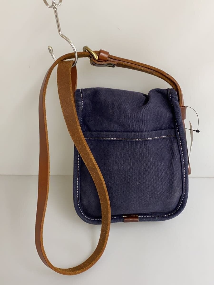 SLOW Shoulder Bag Canvas NVY Solid 3
