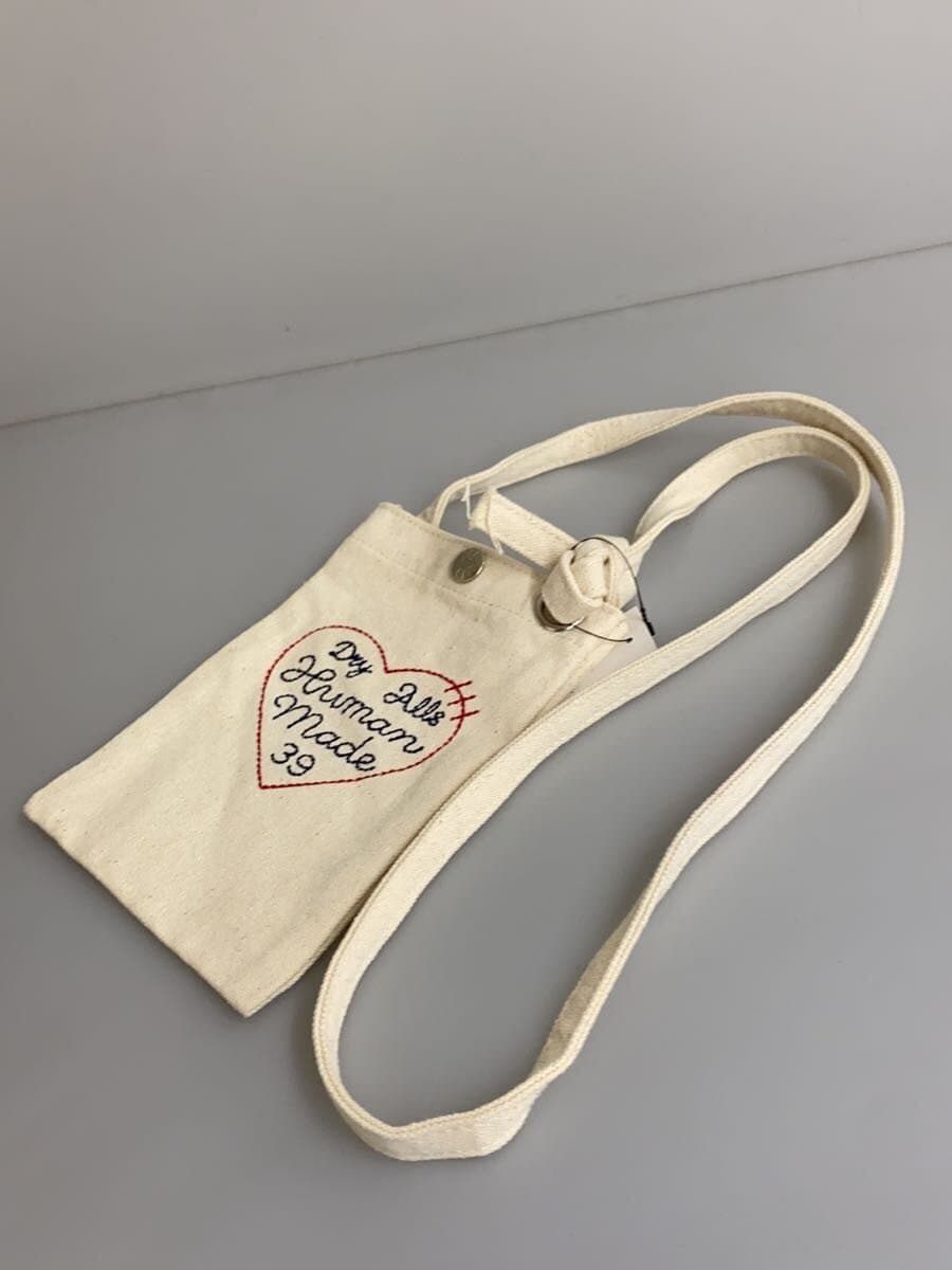 HUMAN WOMAN Shoulder Bag Canvas CRM 2