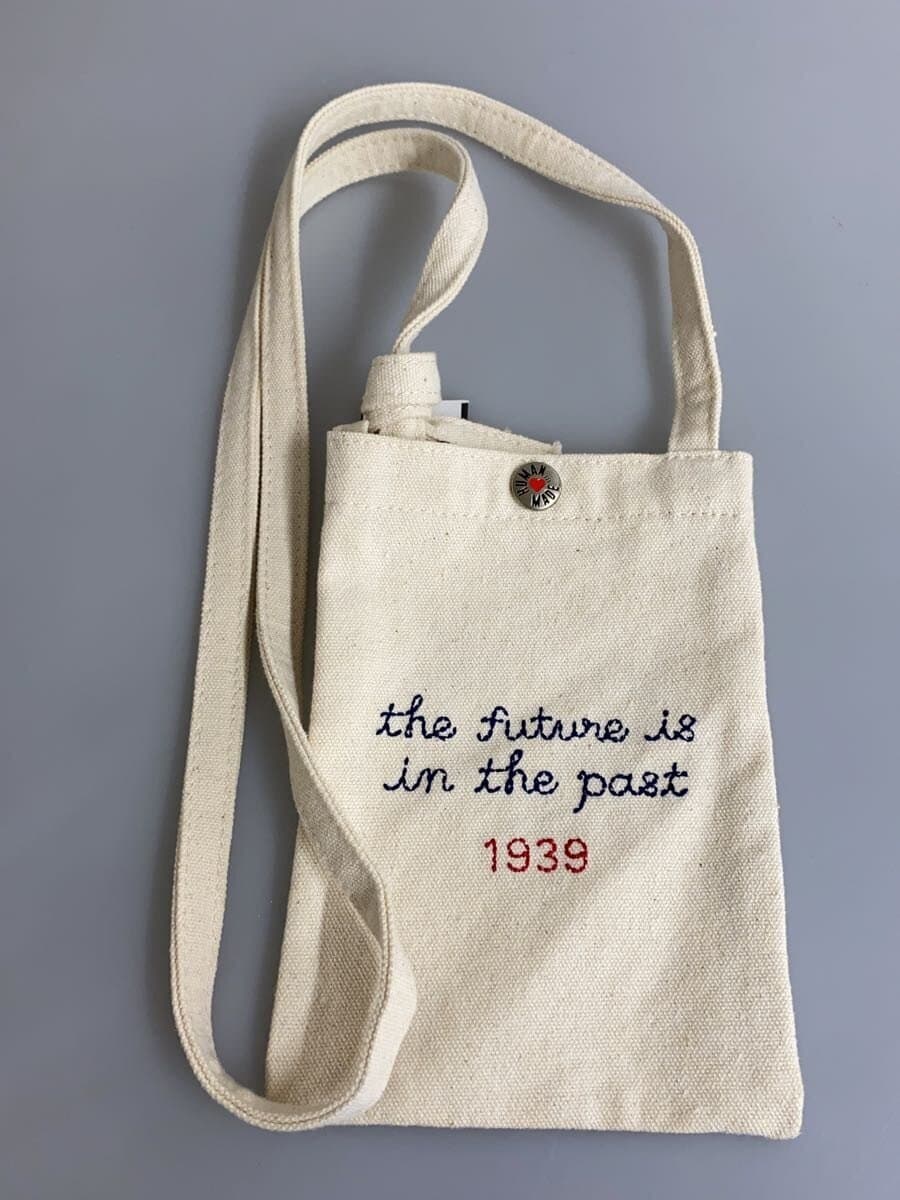 HUMAN WOMAN Shoulder Bag Canvas CRM 3