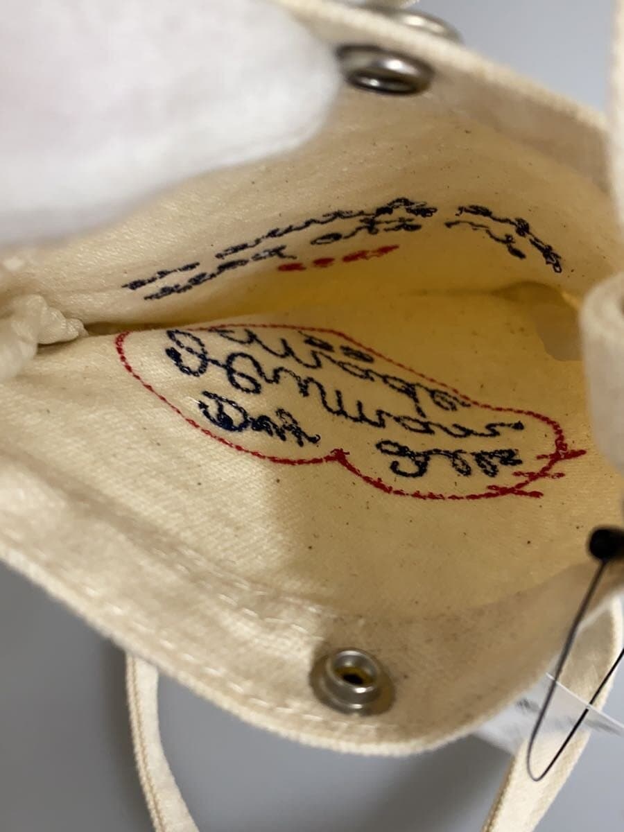 HUMAN WOMAN Shoulder Bag Canvas CRM 6