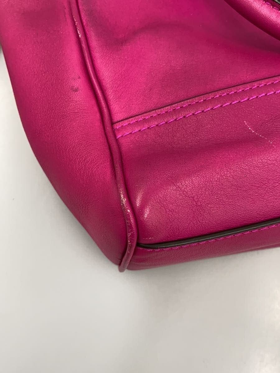 COACH Tote Bag Leather PNK Solid 8