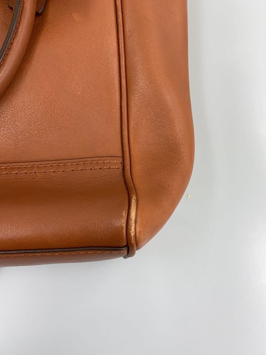 COACH Handbag Leather BRW Solid 7