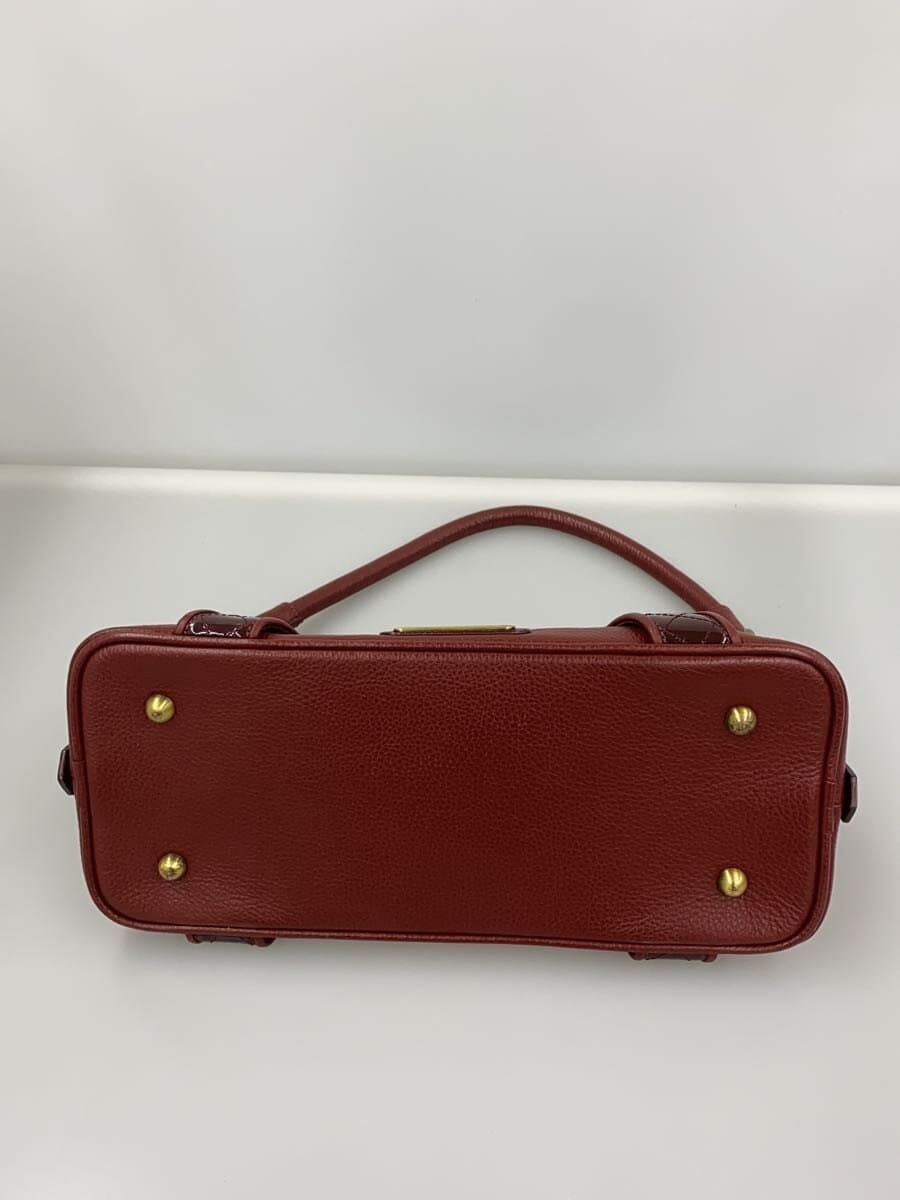 BURBERRY Handbag Leather BRD Solid 4