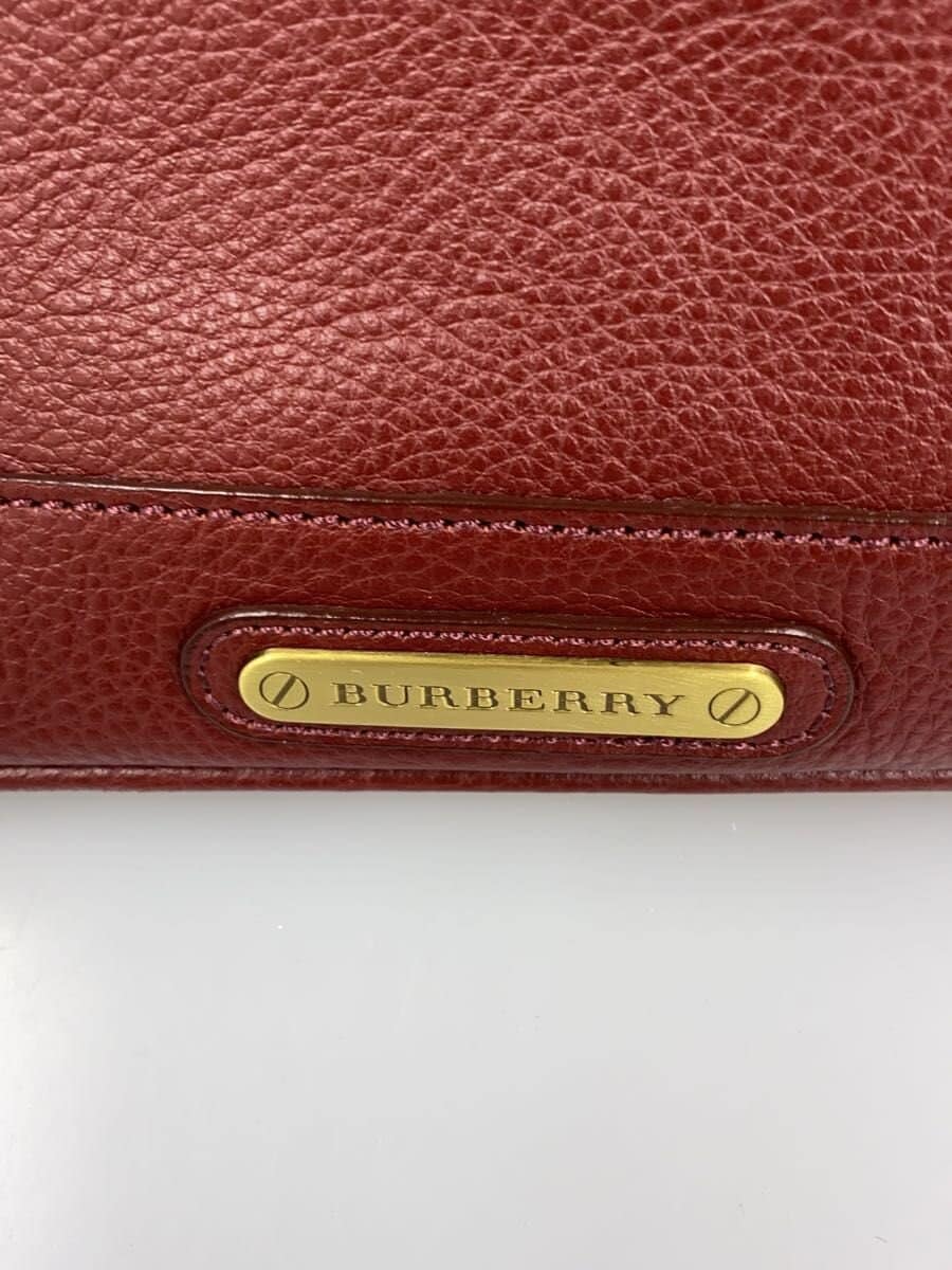 BURBERRY Handbag Leather BRD Solid 5