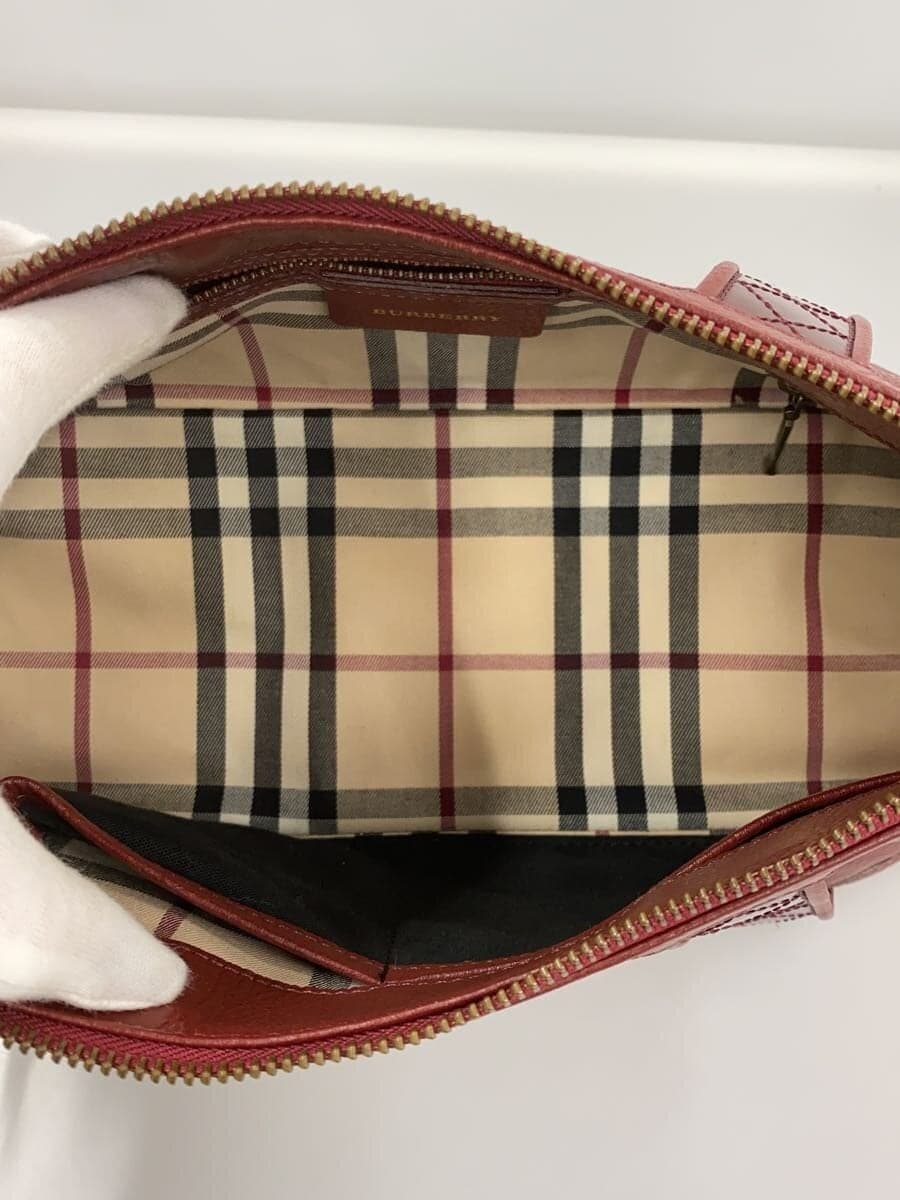 BURBERRY Handbag Leather BRD Solid 6
