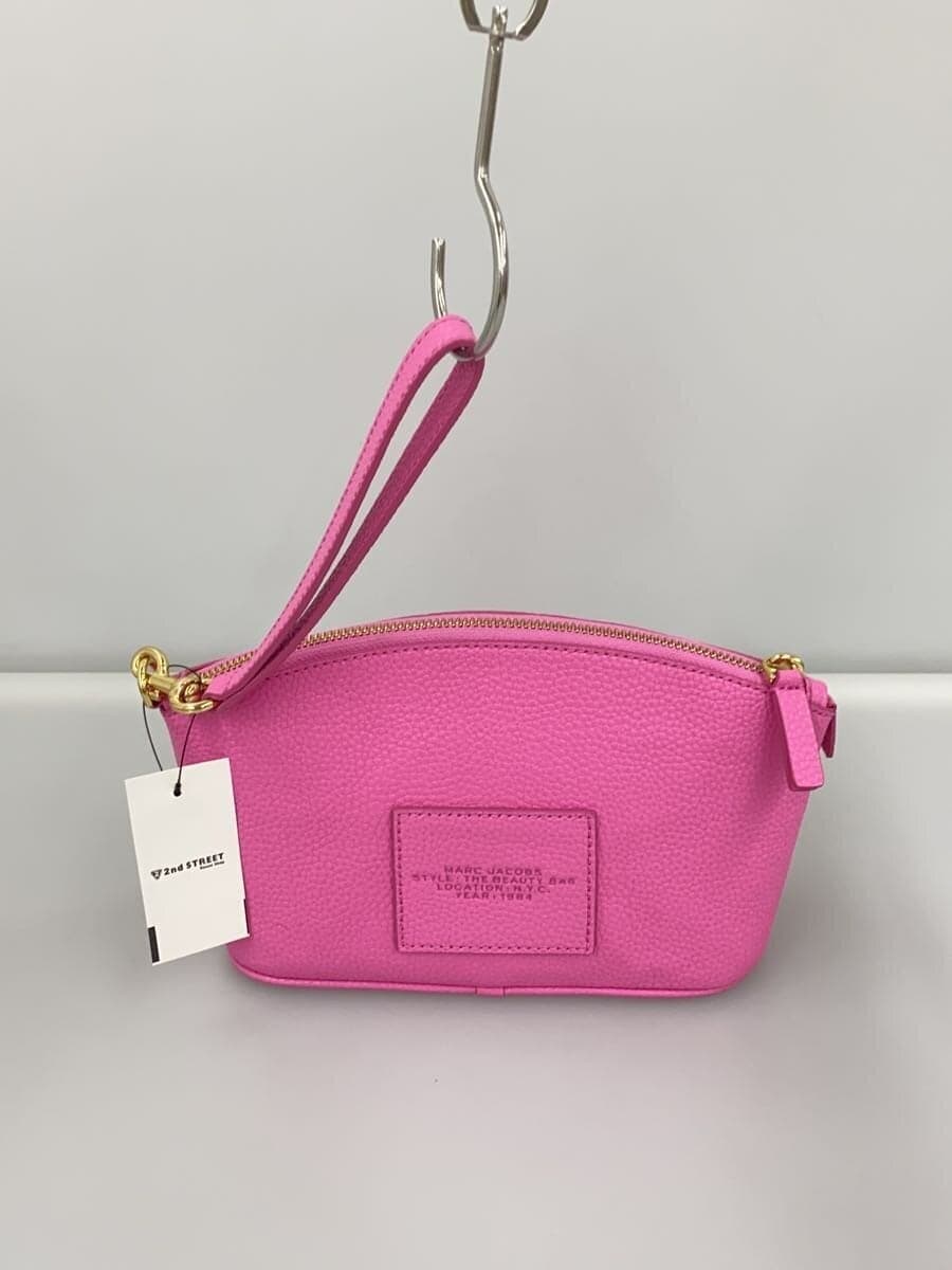 MARC JACOBS Pouch Leather PNK Solid 3