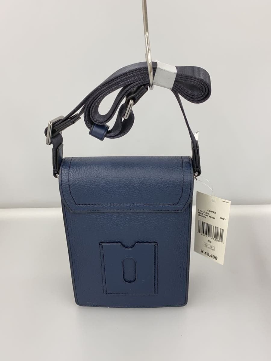 MICHAEL KORS Shoulder Bag Leather NVY Solid 3