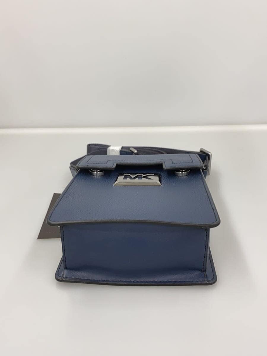 MICHAEL KORS Shoulder Bag Leather NVY Solid 4