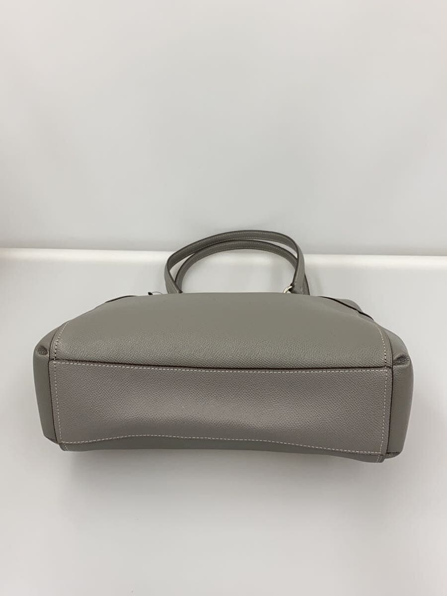 COACH Brooke Carry All Leather GRY Solid 4
