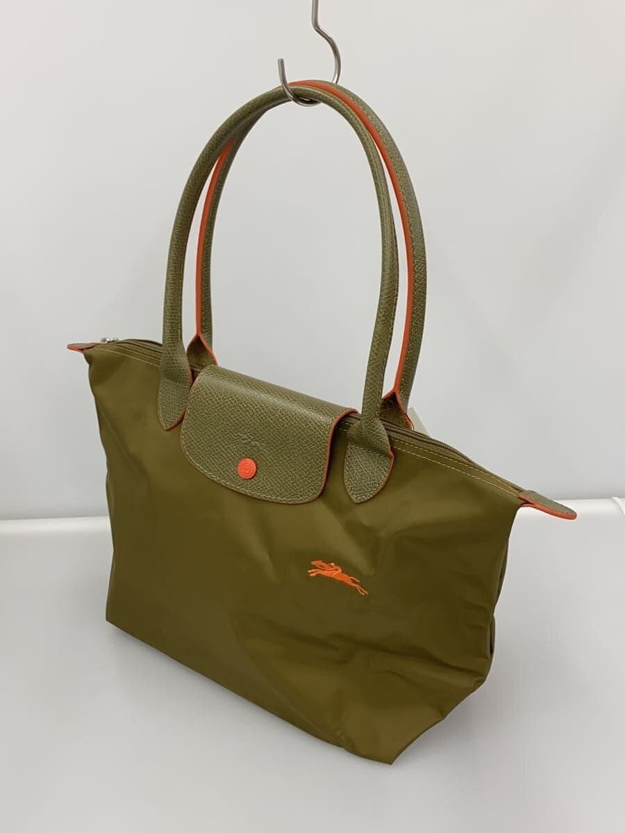 LONGCHAMP Tote Bag Nylon KHK Solid 2