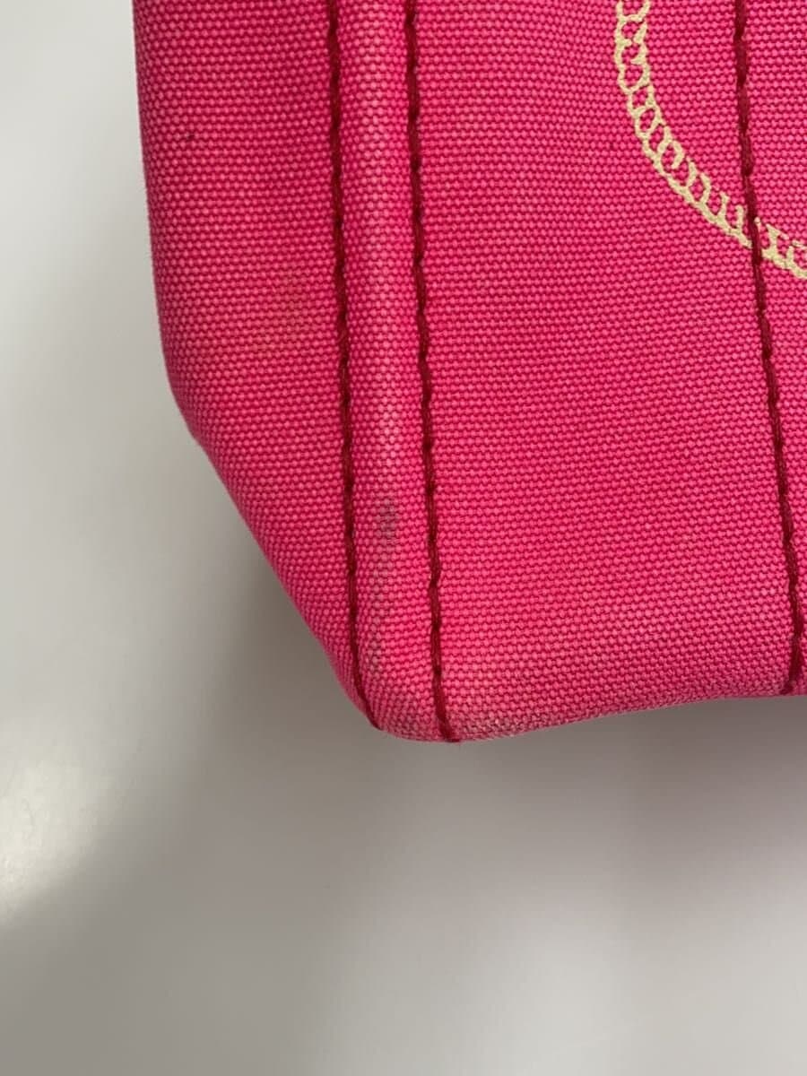PRADA Handbag Canvas PNK 1BG642 9