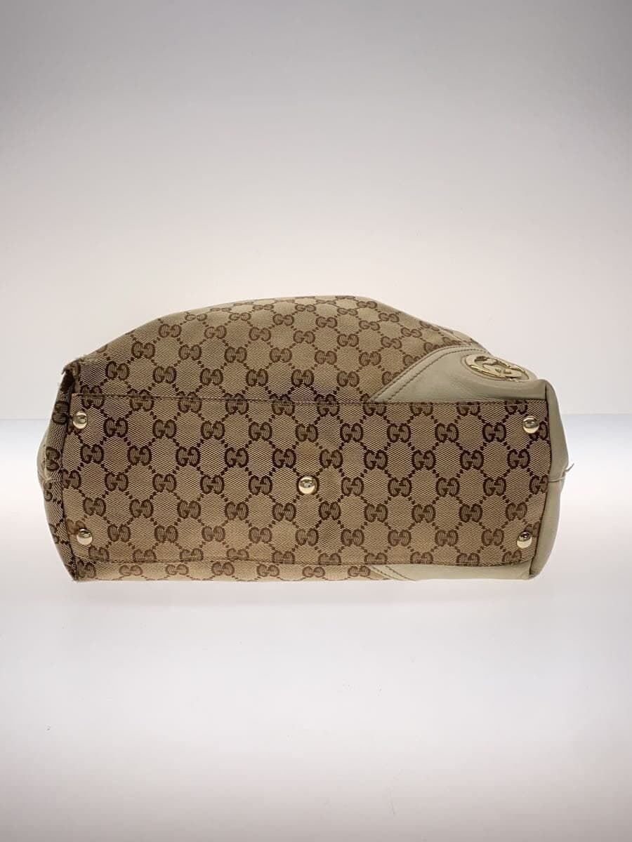 GUCCI Tote Bag_New Britt_GG Canvas Canvas WHT 169946 KQWFG 9761 4