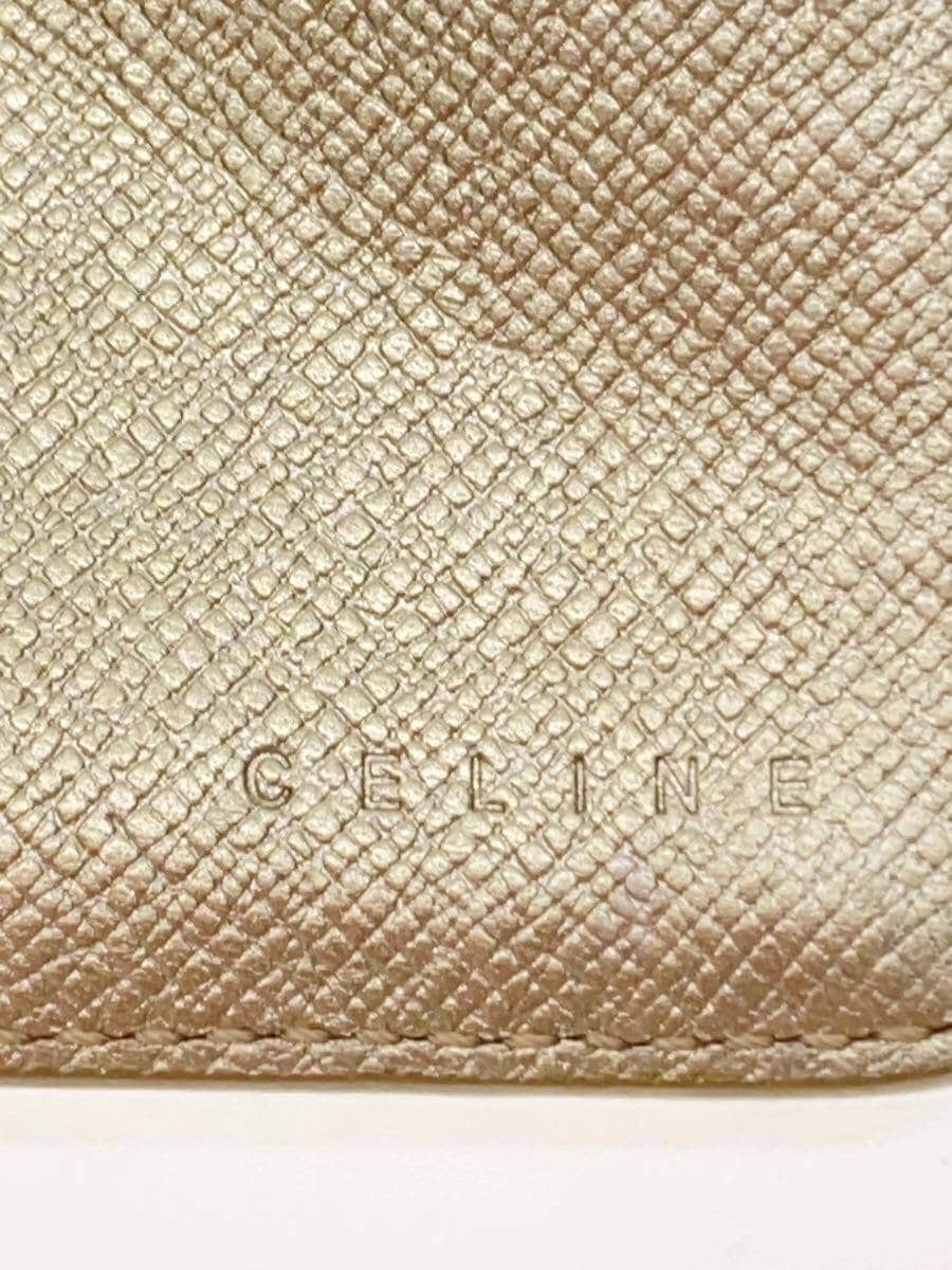 CELINE Shoulder Bag Canvas Beige All-over Pattern 5