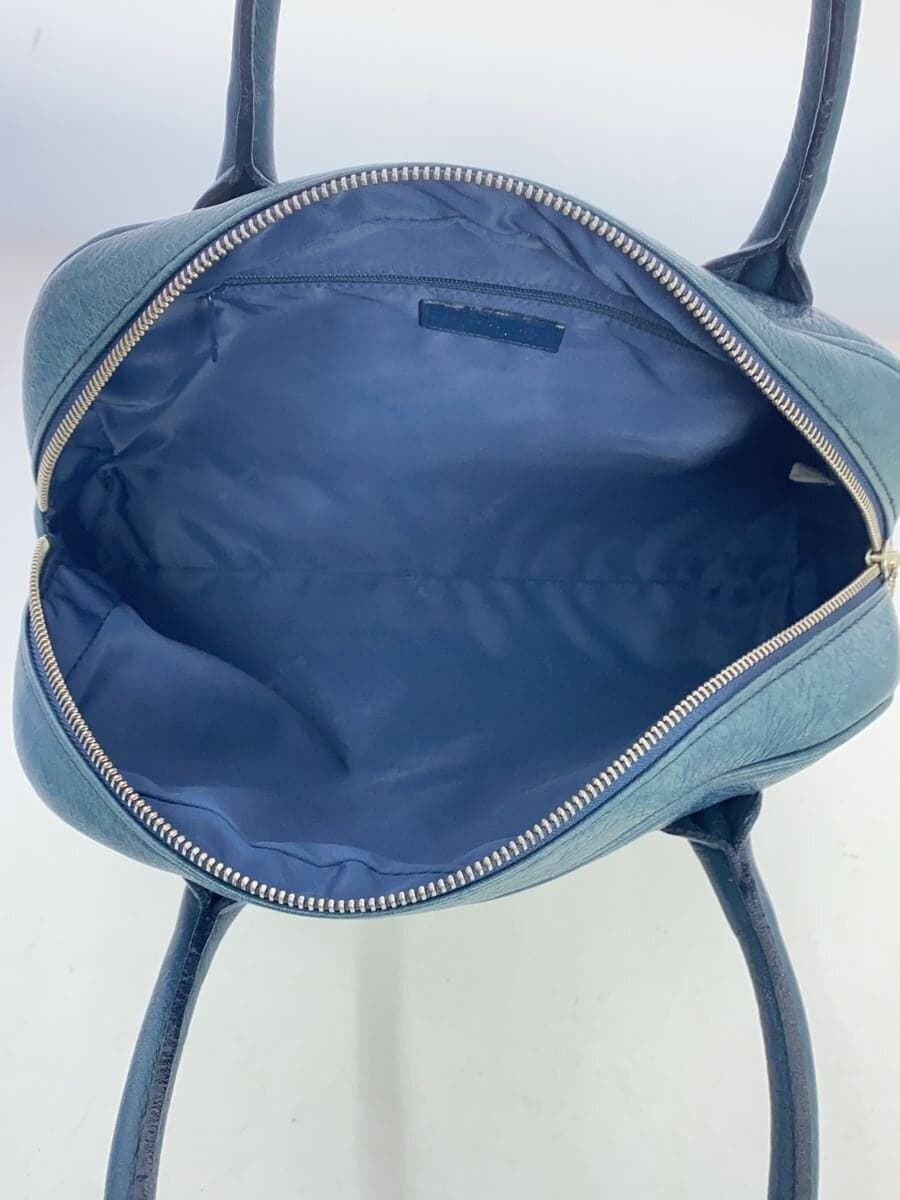 agnes b. Handbag Leather BLU 6