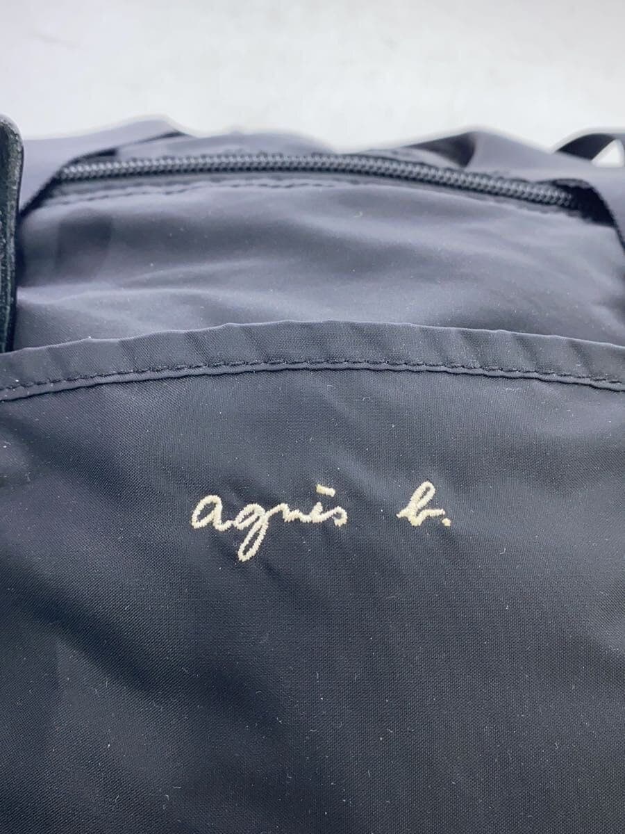 agnes b. Tote Bag BLK Solid 5