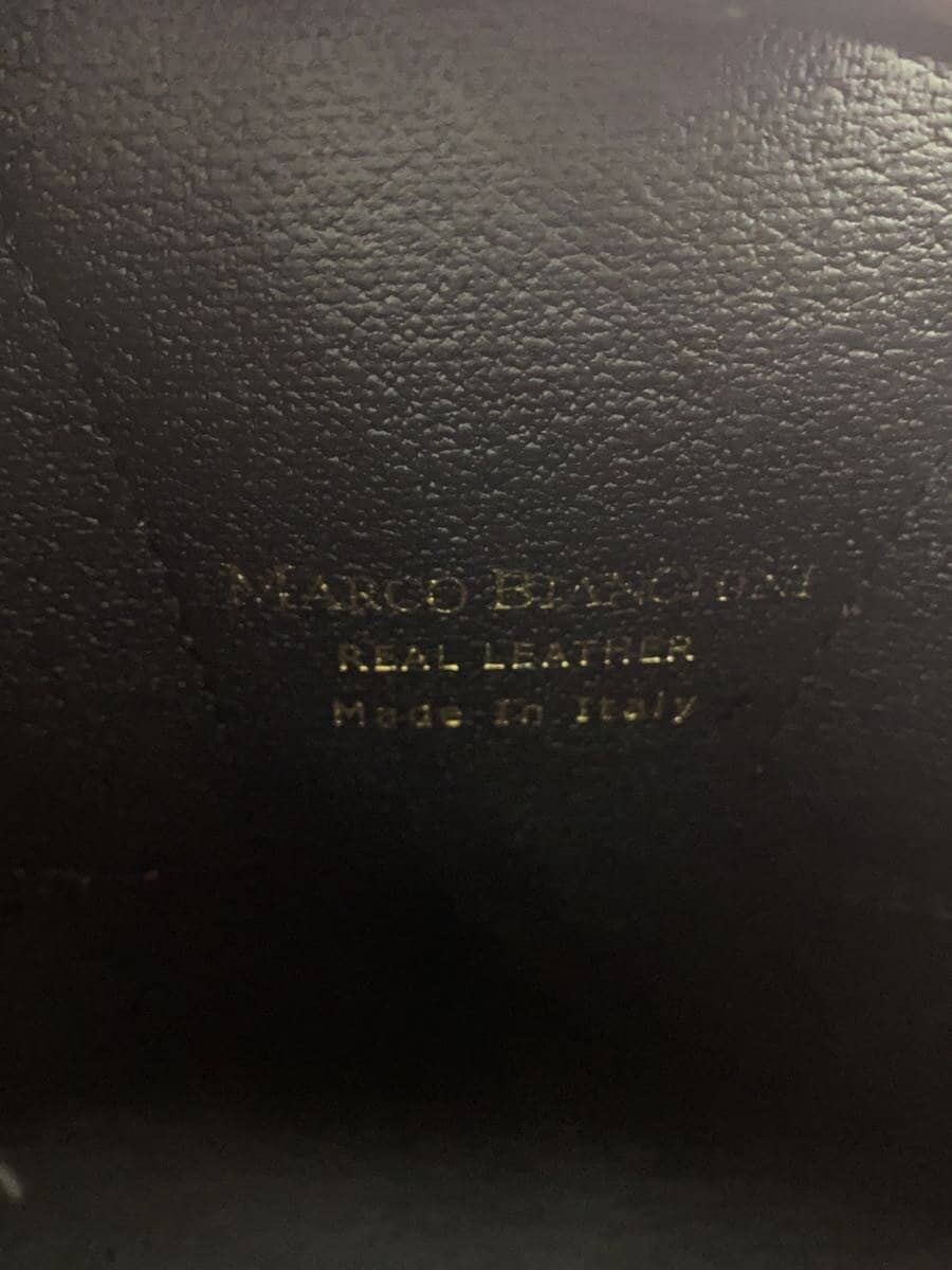 MARCO BIANCHINI Shoulder Bag Leather BEG Solid 5