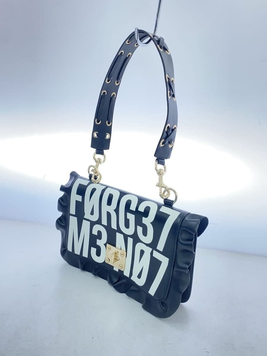 RED VALENTINO Shoulder Bag Leather BLK 2