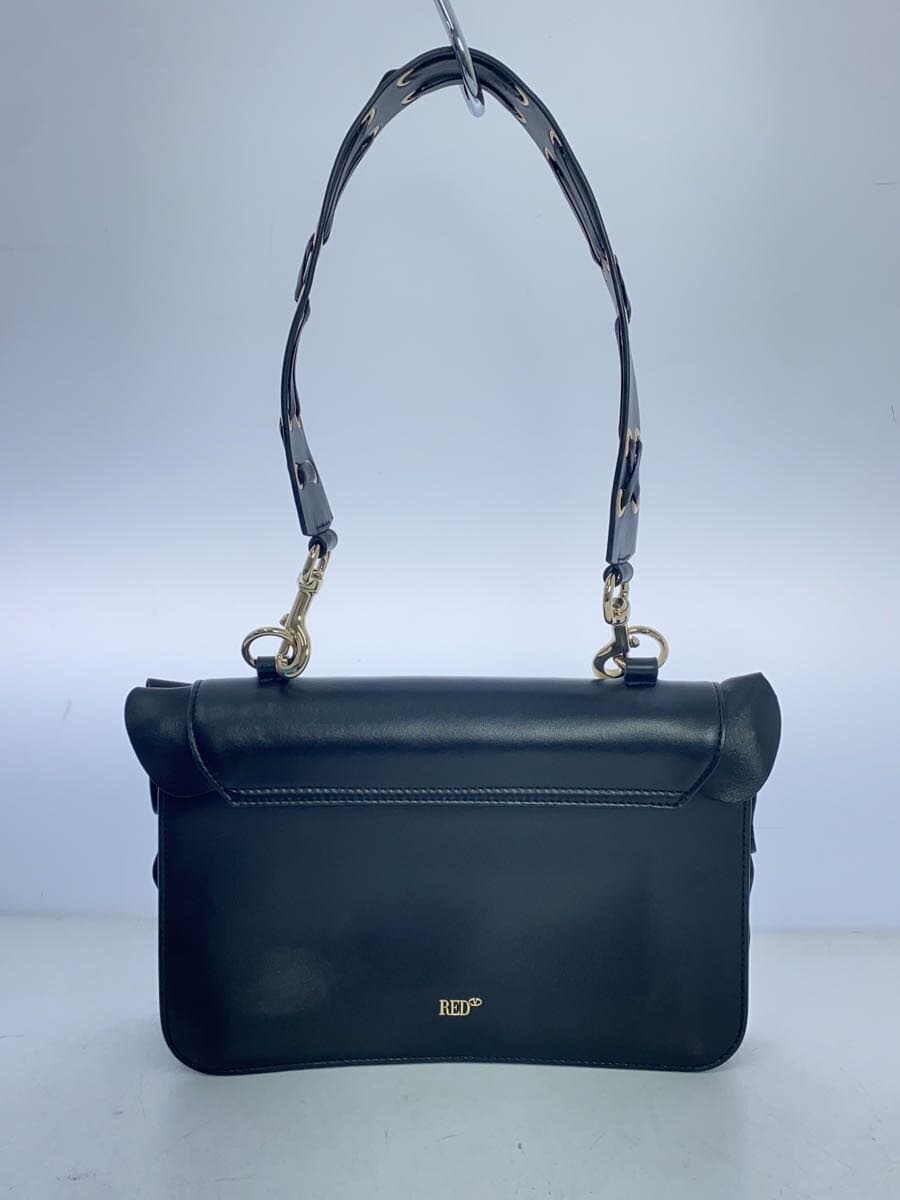 RED VALENTINO Shoulder Bag Leather BLK 3
