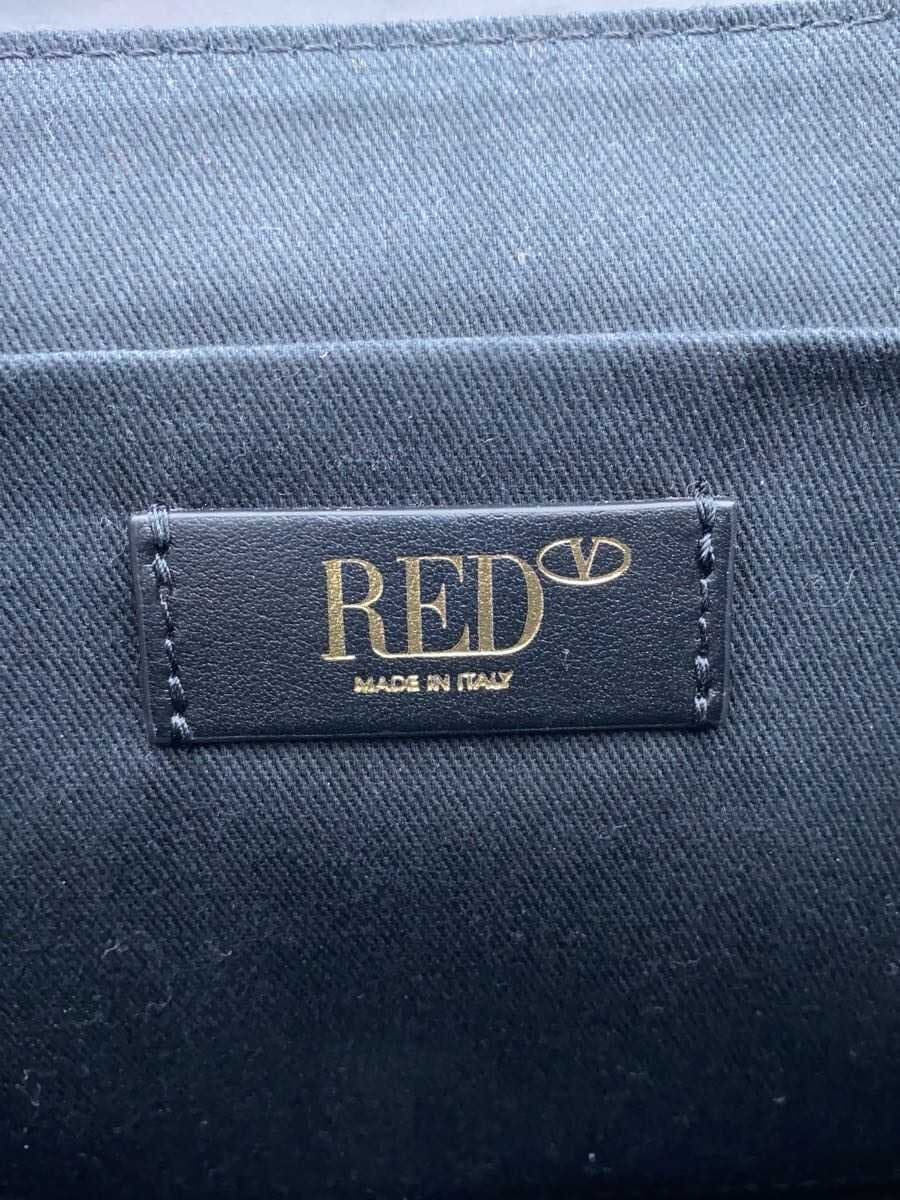 RED VALENTINO Shoulder Bag Leather BLK 5