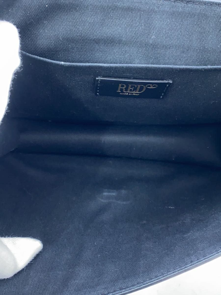 RED VALENTINO Shoulder Bag Leather BLK 6