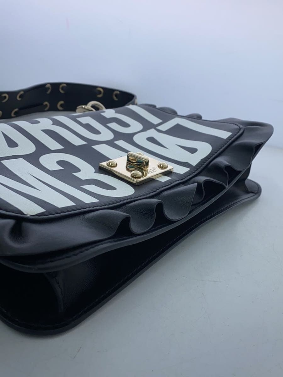 RED VALENTINO Shoulder Bag Leather BLK 8