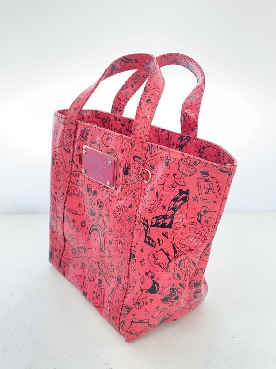 ANTEPRIMA Handbag Patent Leather PNK All Over Pattern 2