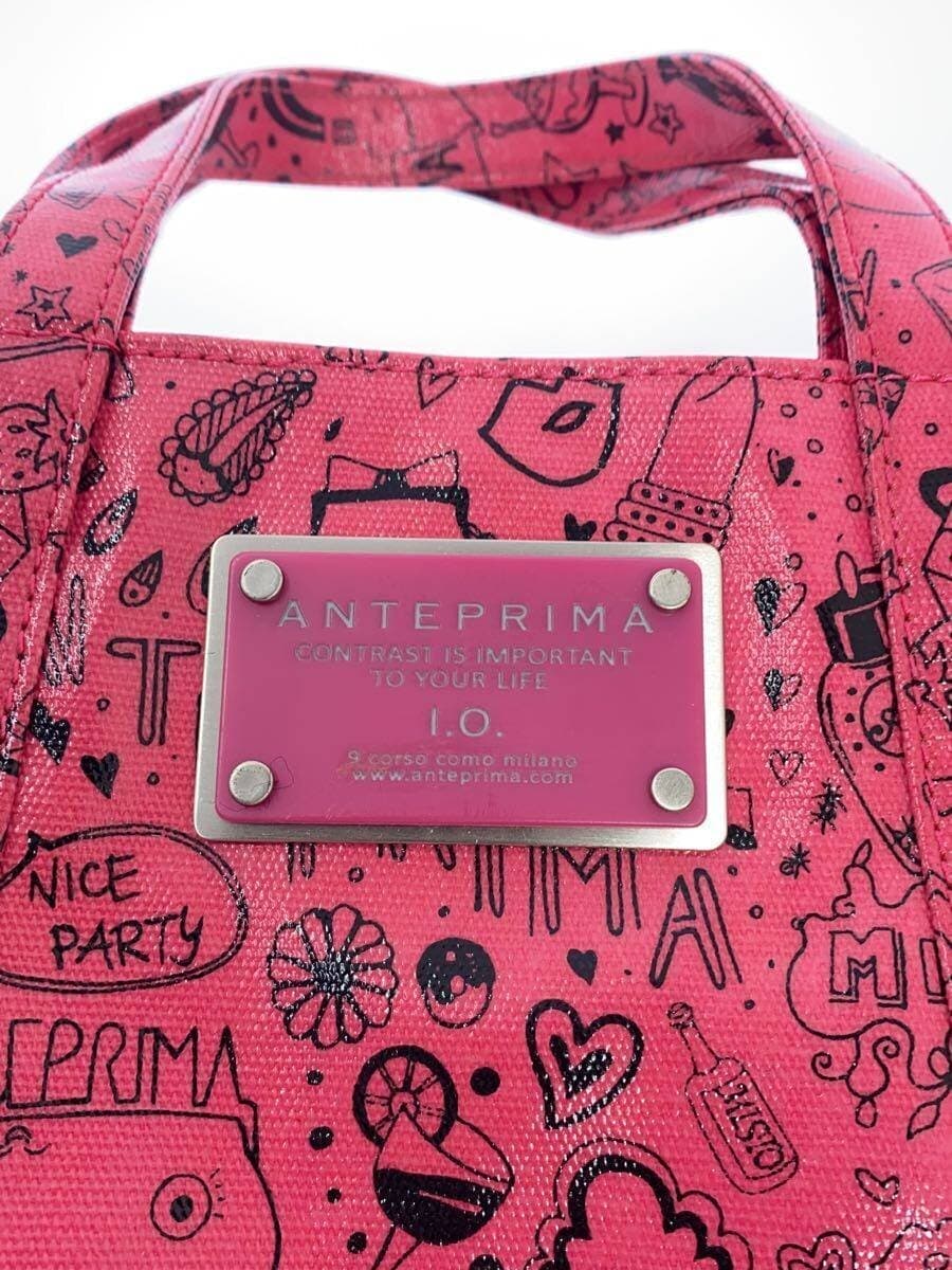 ANTEPRIMA Handbag Patent Leather PNK All Over Pattern 5