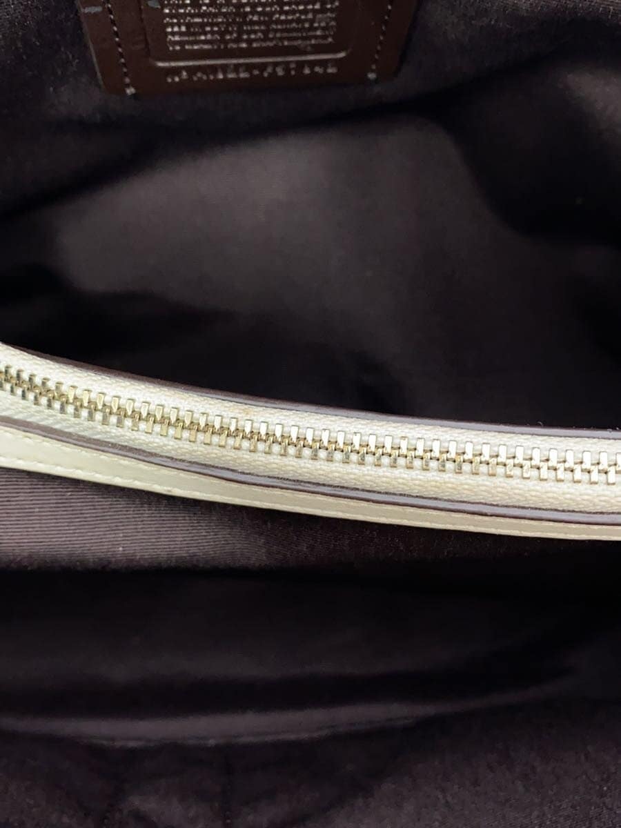 COACH Tote Bag PVC Beige All-over Print F57842 6