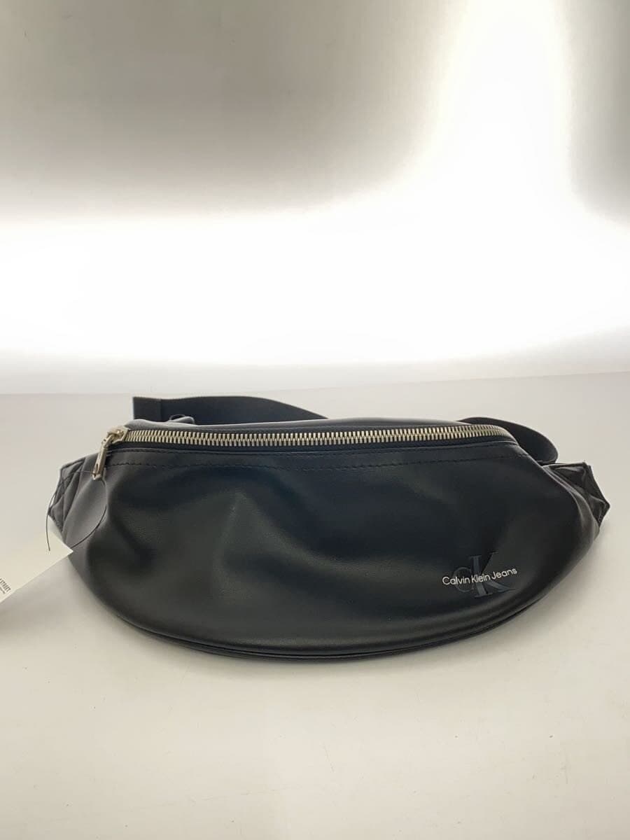 Calvin Klein Jeans Waist Bag Leather BLK 4G3004G