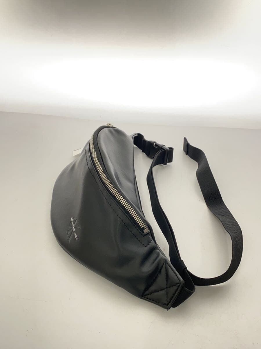 Calvin Klein Jeans Waist Bag Leather BLK 4G3004G 2