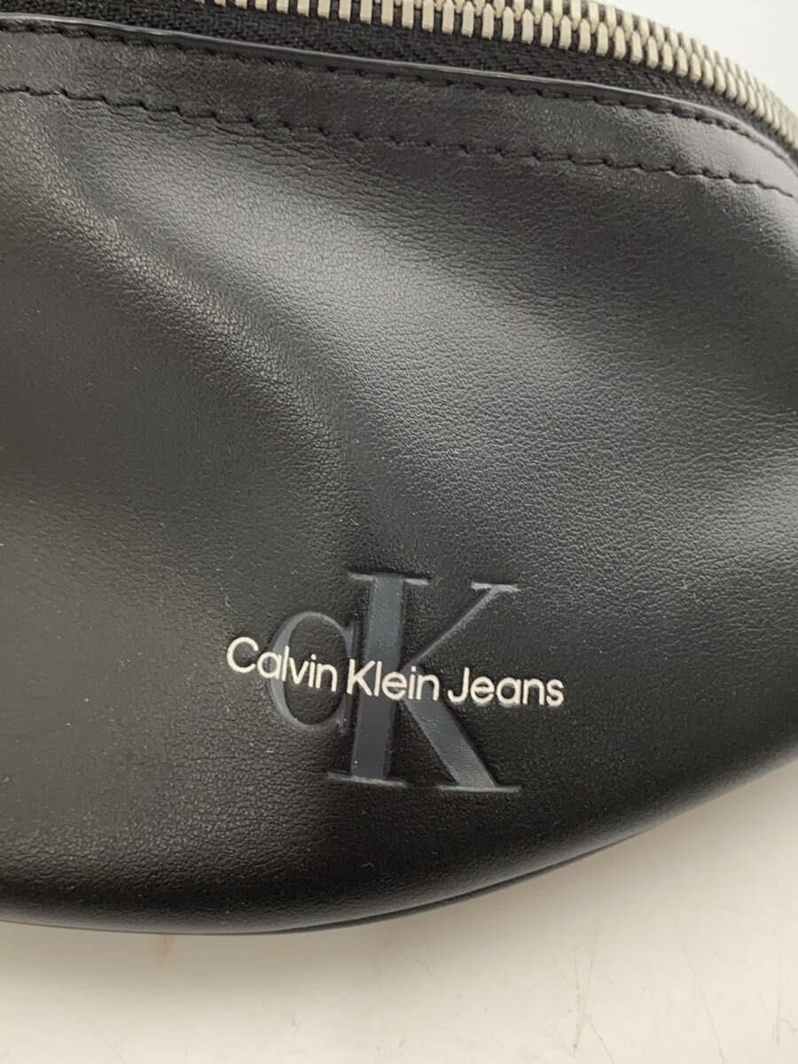 Calvin Klein Jeans Waist Bag Leather BLK 4G3004G 5