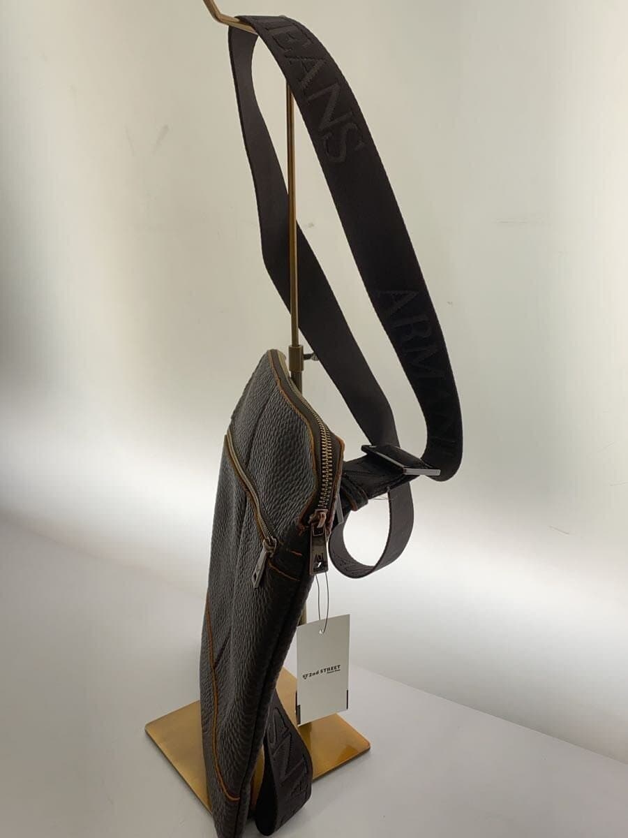 ARMANI JEANS Shoulder Bag Leather BLK 7A934 932174 2