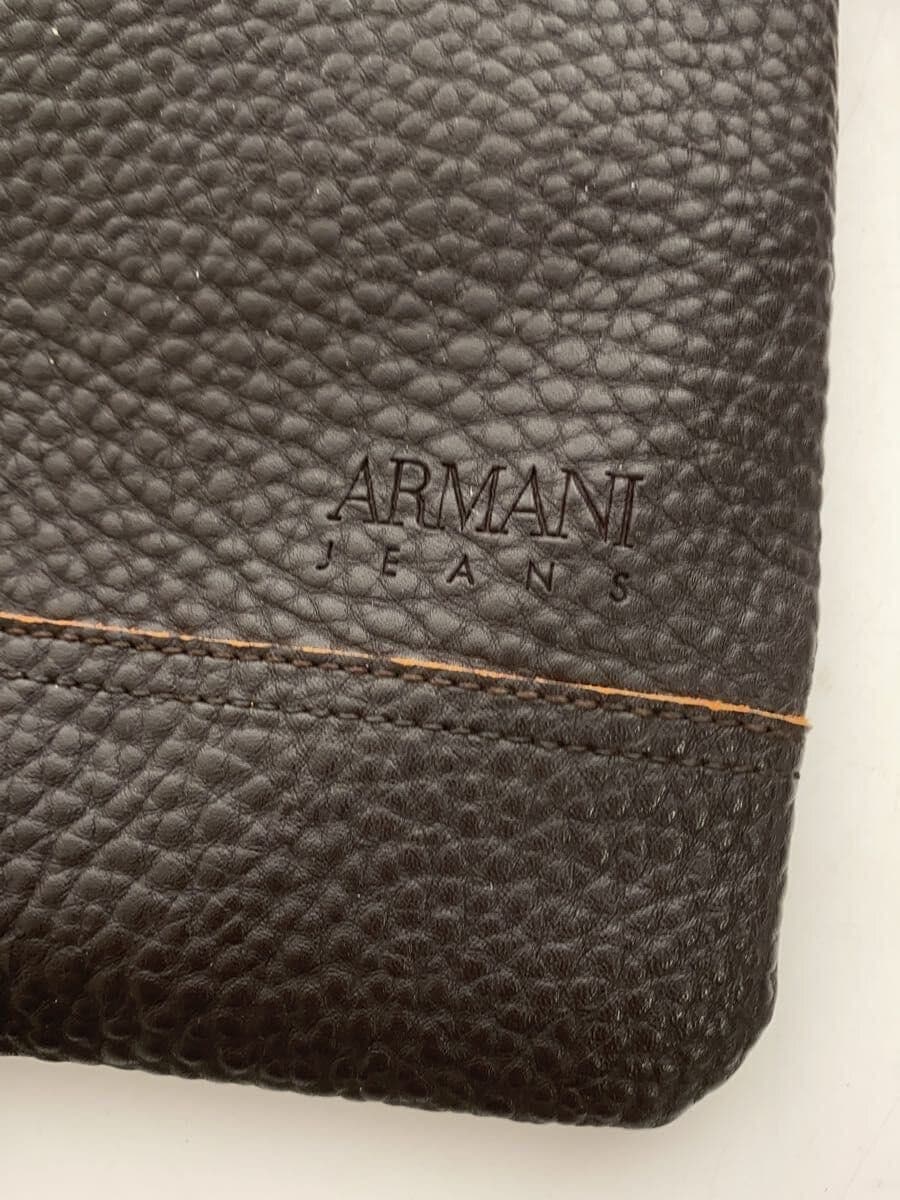ARMANI JEANS Shoulder Bag Leather BLK 7A934 932174 5
