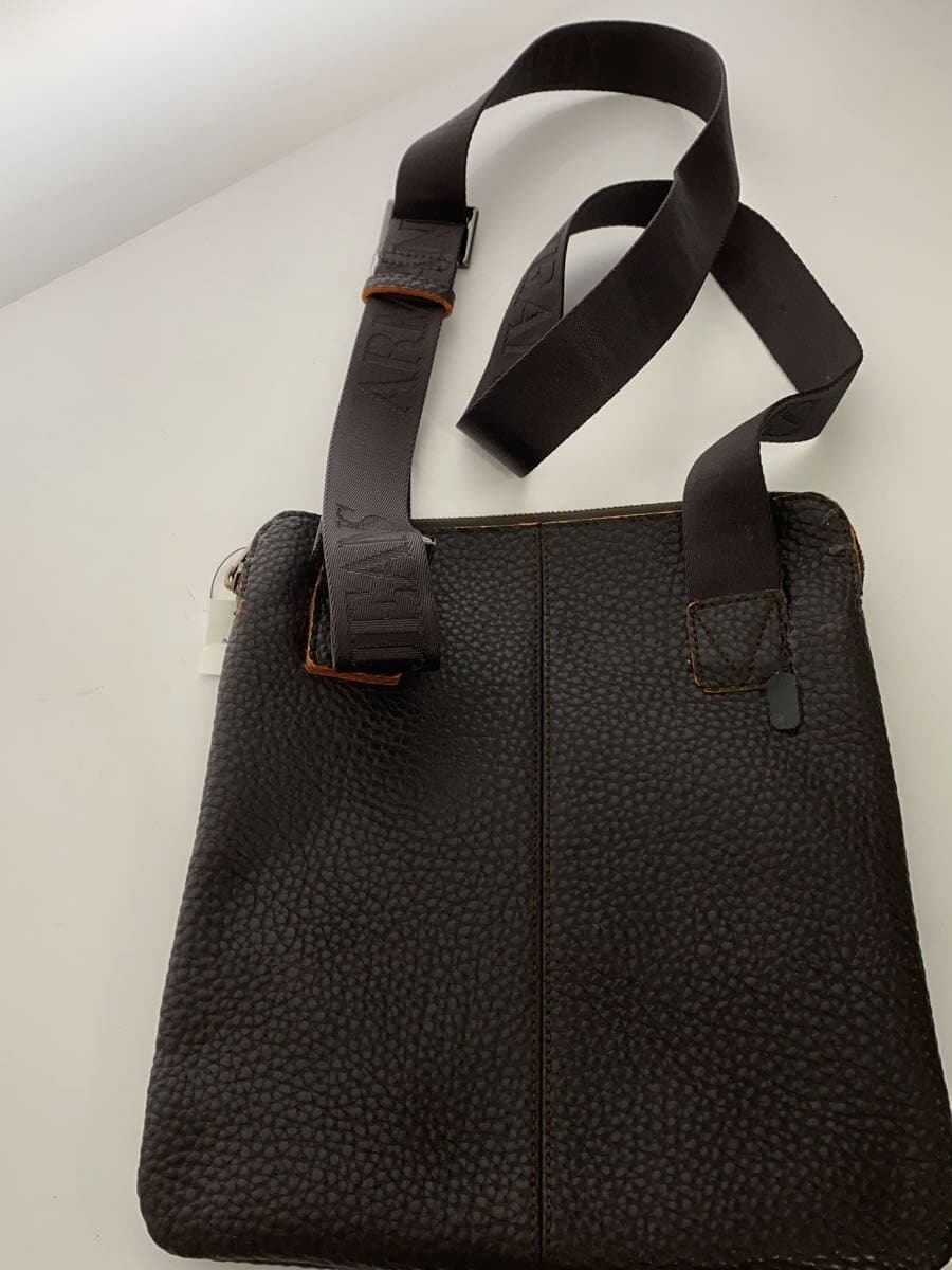 ARMANI JEANS Shoulder Bag Leather BLK 7A934 932174 8