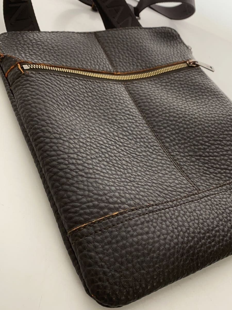 ARMANI JEANS Shoulder Bag Leather BLK 7A934 932174 9