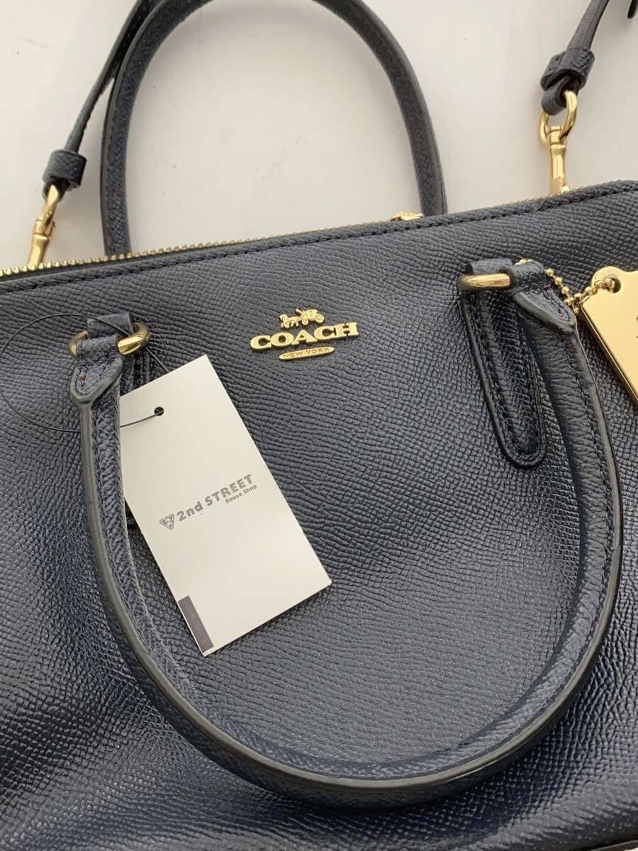 COACH Shoulder Bag Leather NVY Solid E1947-F44962 5