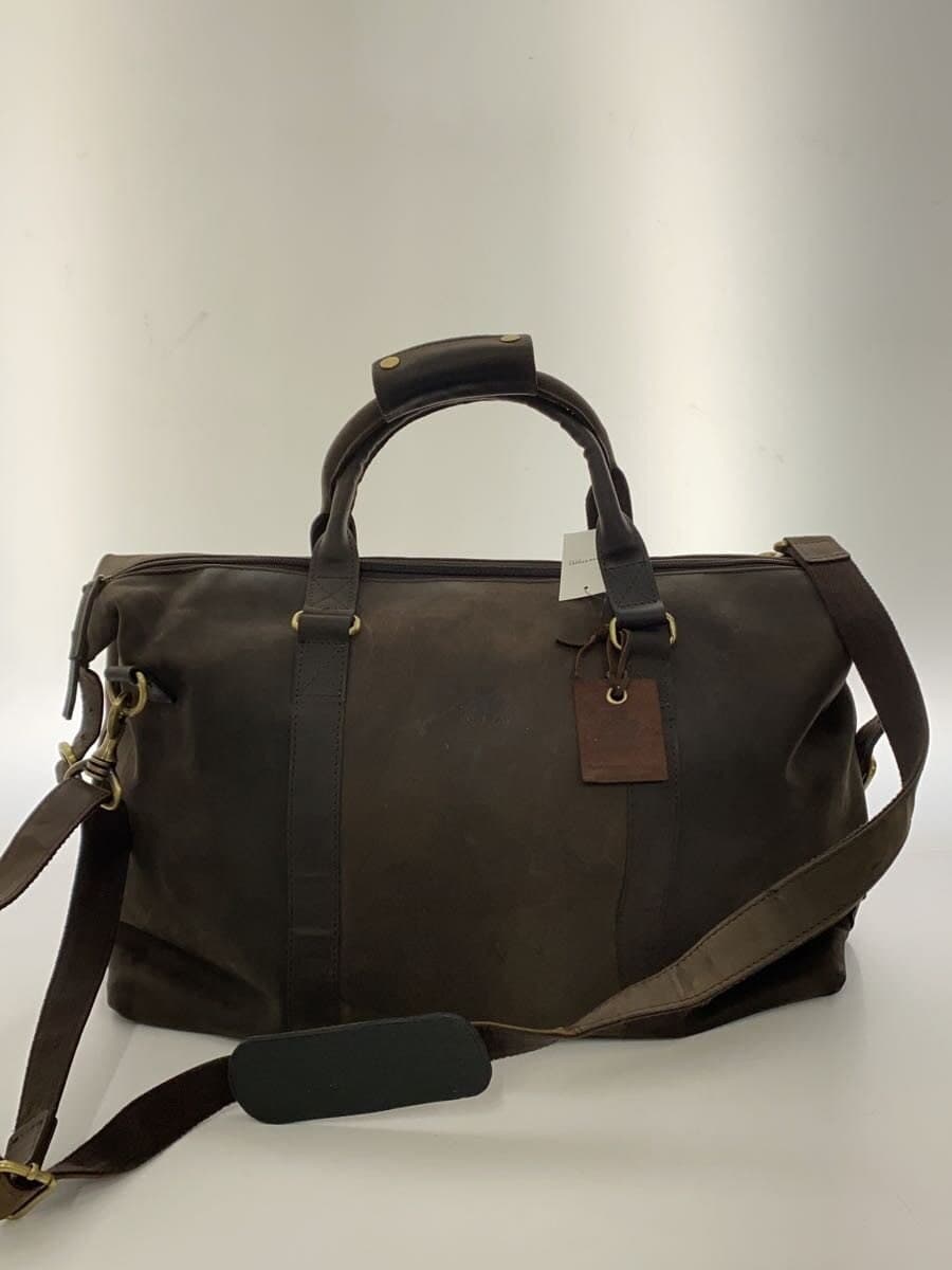 Other Brand ROWALLAN Boston Bag Leather BRW Solid