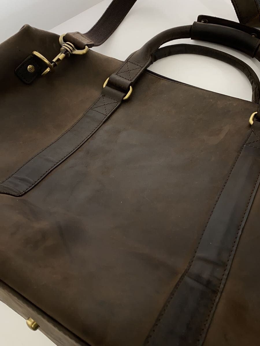 Other Brand ROWALLAN Boston Bag Leather BRW Solid 9