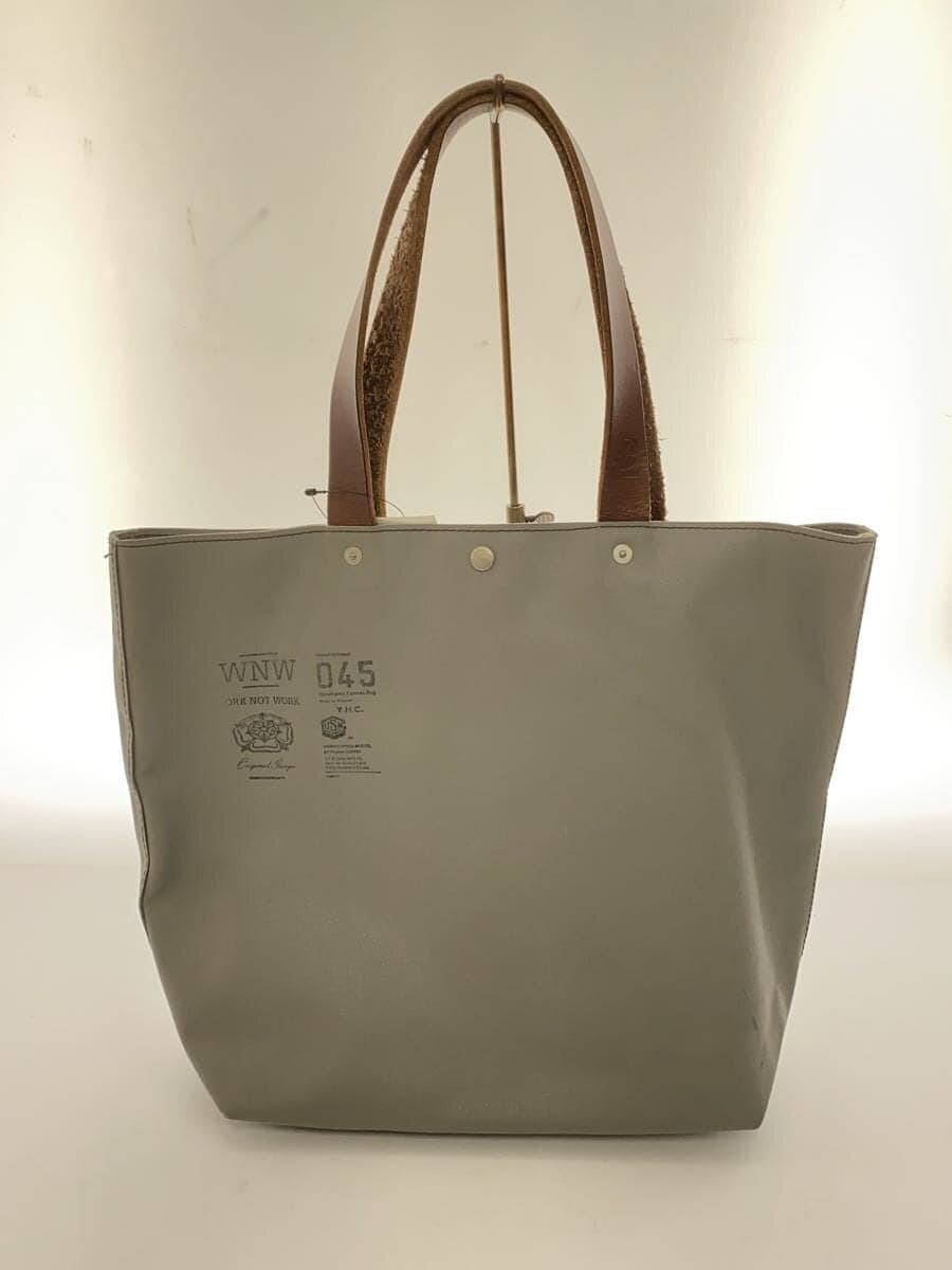 WORK NOT WORK x Yokohama Canvas Kaban Tote Bag GRY