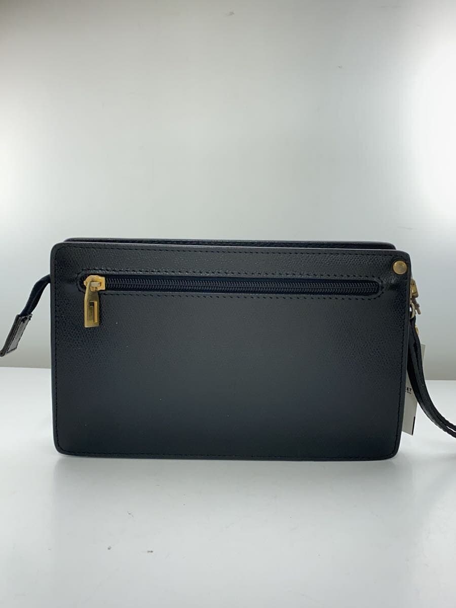 LANCEL Second Bag Leather BLK MADE IN FRANCE 3