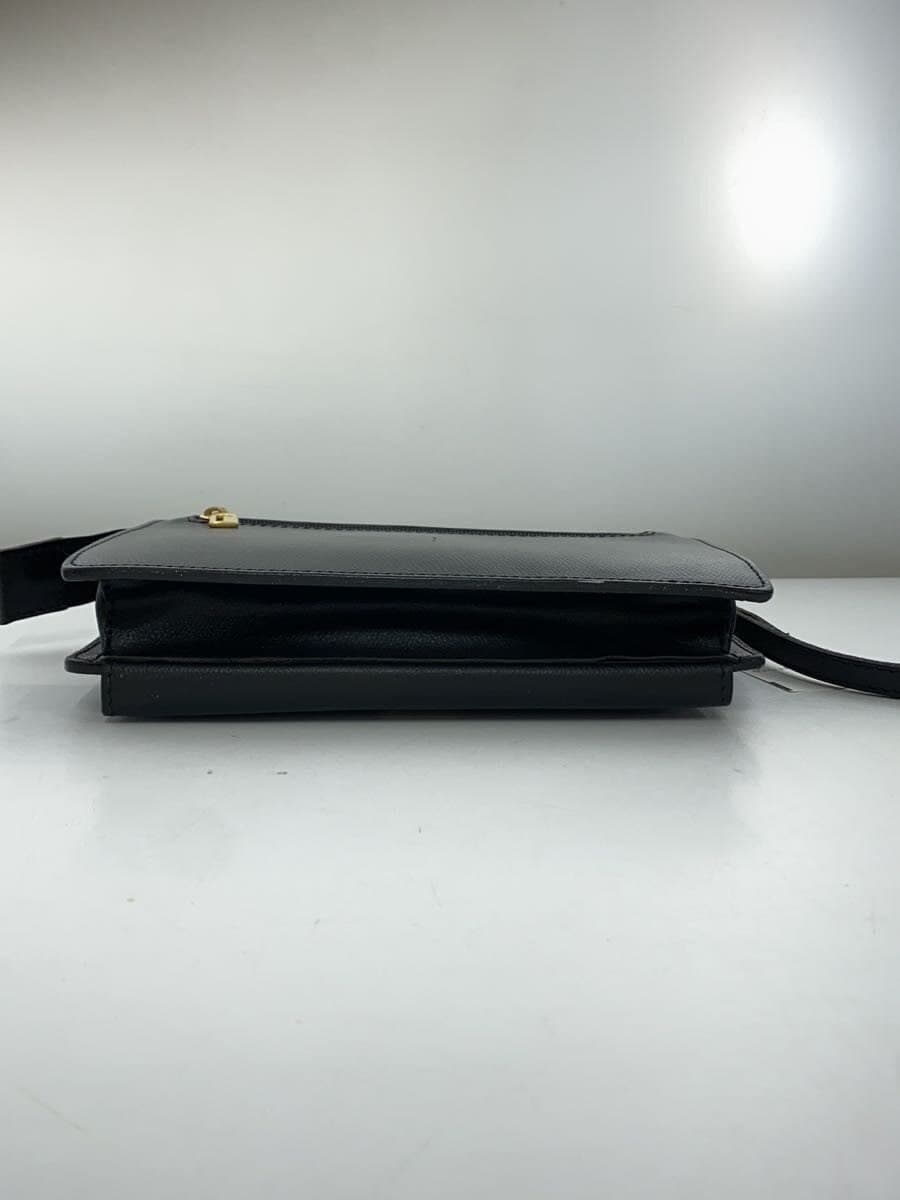 LANCEL Second Bag Leather BLK MADE IN FRANCE 4