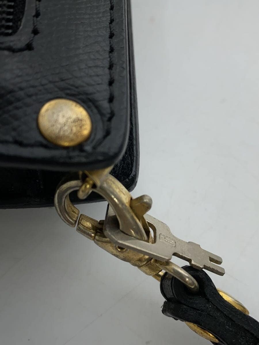 LANCEL Second Bag Leather BLK MADE IN FRANCE 8