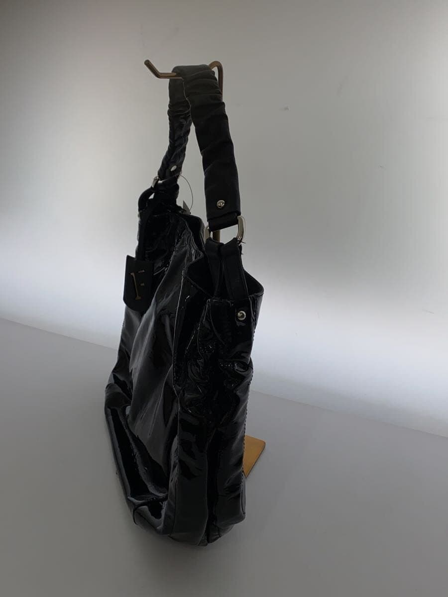 FURLA Handbag Patent Leather BLK 2