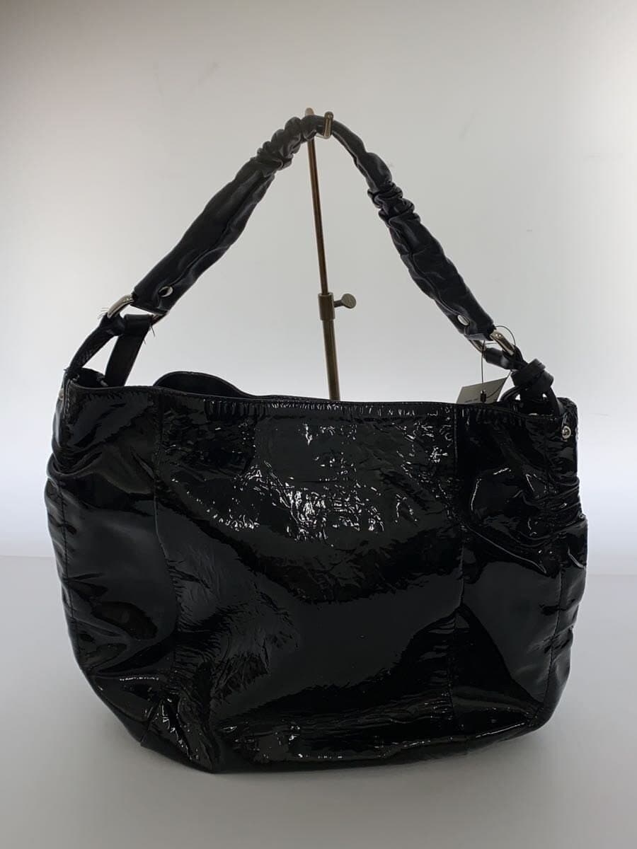 FURLA Handbag Patent Leather BLK 3